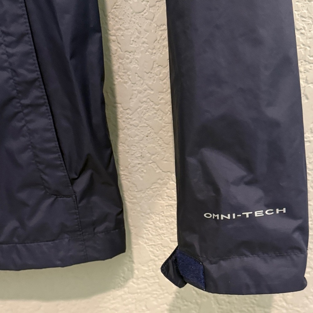 Columbia Kids' Dark Blue Raincoat size 6 (7/8) - Picture 3 of 6